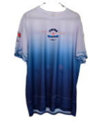 Swim section T-shirt (White and Blue)